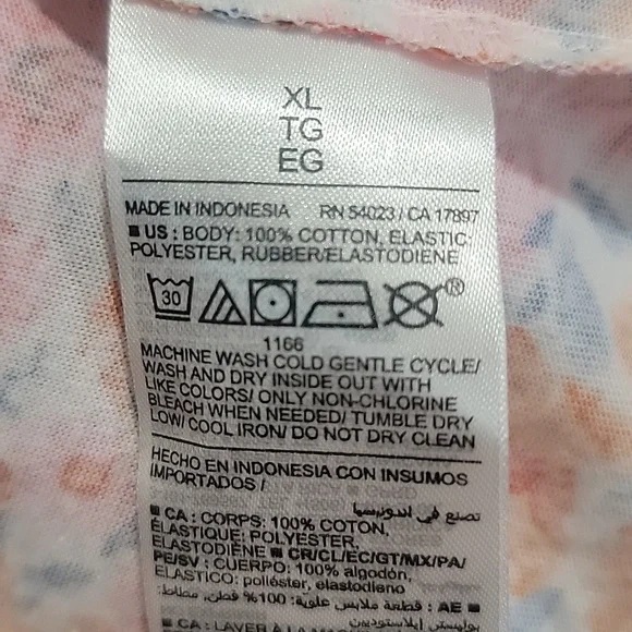 Old Navy Cotton Floral Maxi Dress Size XL Smocked Top Straps Feminine Spring - Picture 7 of 7